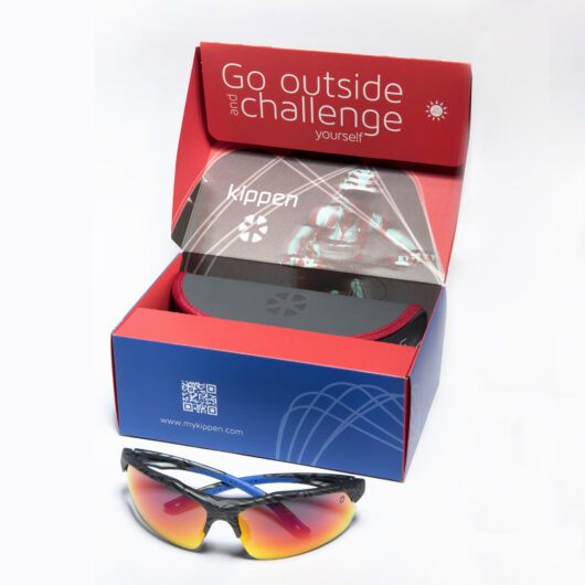 Gafas Deportivas de Sol Kippen Elbrus Zebra/Blue